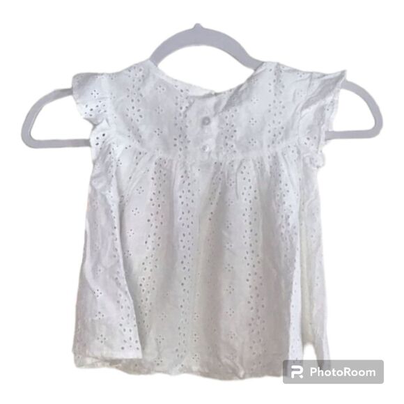 BCBGirls Eyelet Ruffle Top   - Picture 2 of 2